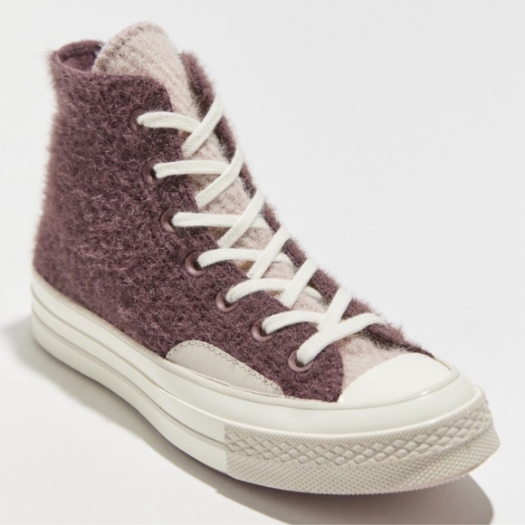 Converse | Chuck Taylor 70 Fuzzy Utility Hi Top Sneakers | 8 Women 6 Men New in - Picture 2 of 14